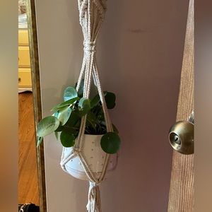 Macrame plant hanger